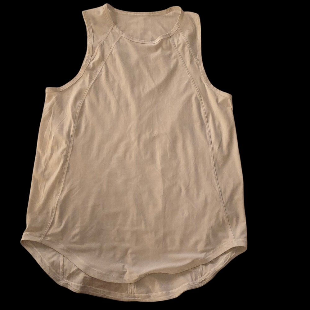 LuLuLemon Tank in Light Grey/White
